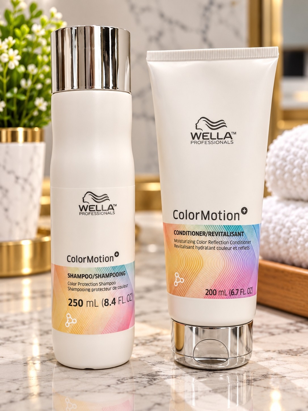 Wella ColorMotion+ Shampoo & Conditioner Set - New